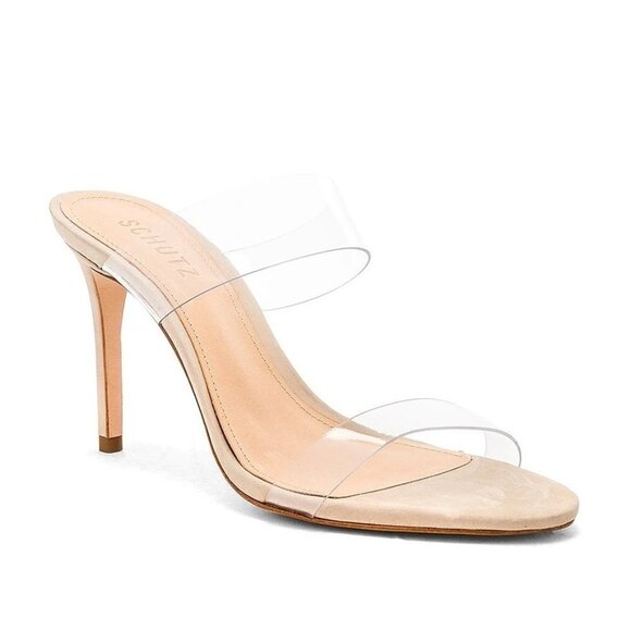 Schutz Ariella Heel Transparente Womens Size 9 - Picture 1 of 12